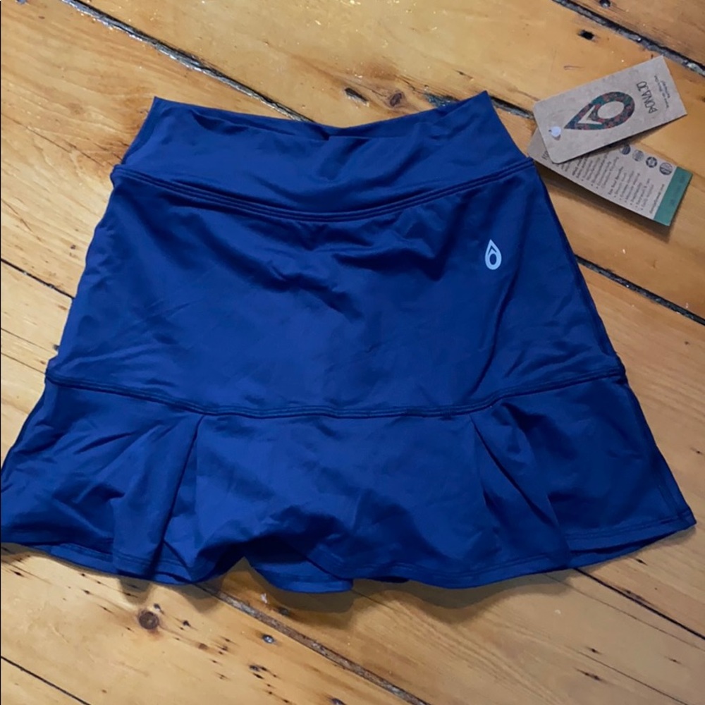 Dona Jo Navy Tennis Skirt